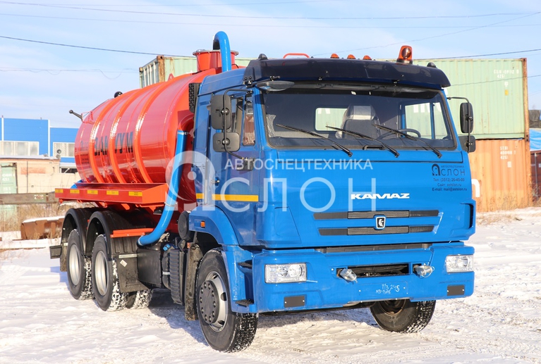 МВ-13 КАМАЗ 65115-48(A5) Вакуумная машина МВ-13 на шасси КАМАЗ 65115-48(A5)