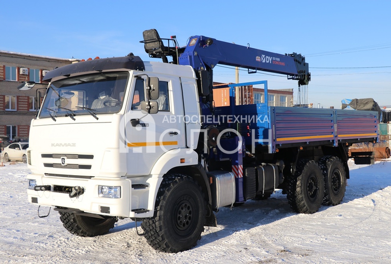 КАМАЗ 43118 с КМУ Dong Yang SS1926 Бортовой автомобиль на шасси КАМАЗ 43118 с КМУ Dong Yang SS1926