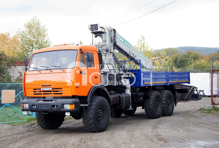 Бортовой автомобиль КАМАЗ 43118 с КМУ ИНМАН Бортовой автомобиль КАМАЗ 43118 с КМУ ИНМАН