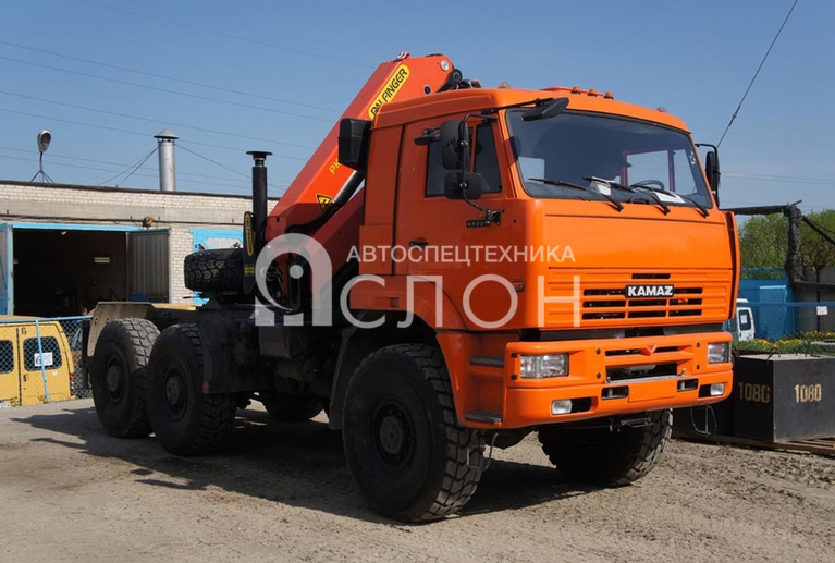Седельный тягач КАМАЗ 65221 с КМУ Седельный тягач КАМАЗ 65221 с КМУ