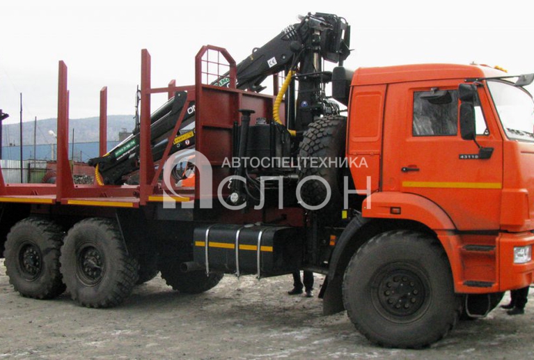 Сортиментовоз КАМАЗ 43118-50 с гидроманипулятором VC8L Сортиментовоз на шасси КАМАЗ 43118-50 с гидроманипулятором VC8L