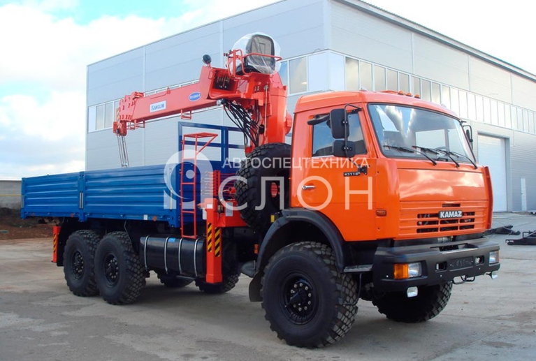 Бортовой автомобиль КАМАЗ 43118 с КМУ Kanglim Бортовой автомобиль КАМАЗ 43118 с КМУ Kanglim