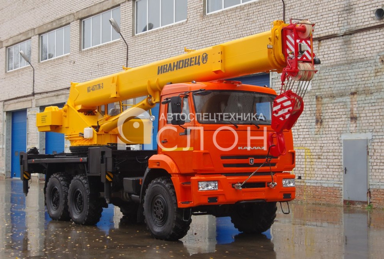 КС-45717К-3 (ОВОЙД) на шасси КАМАЗ-43118 Автокран ИВАНОВЕЦ КС-45717К-3 (ОВОЙД) на шасси КАМАЗ-43118