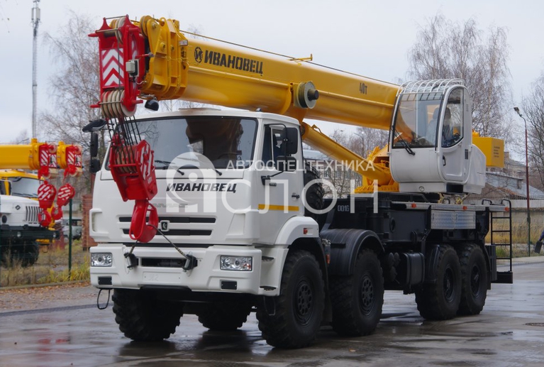 КС-65740-7 (ОВОЙД) на шасси КАМАЗ-63501 Автокран ИВАНОВЕЦ КС-65740-7 (ОВОЙД) на шасси КАМАЗ-63501