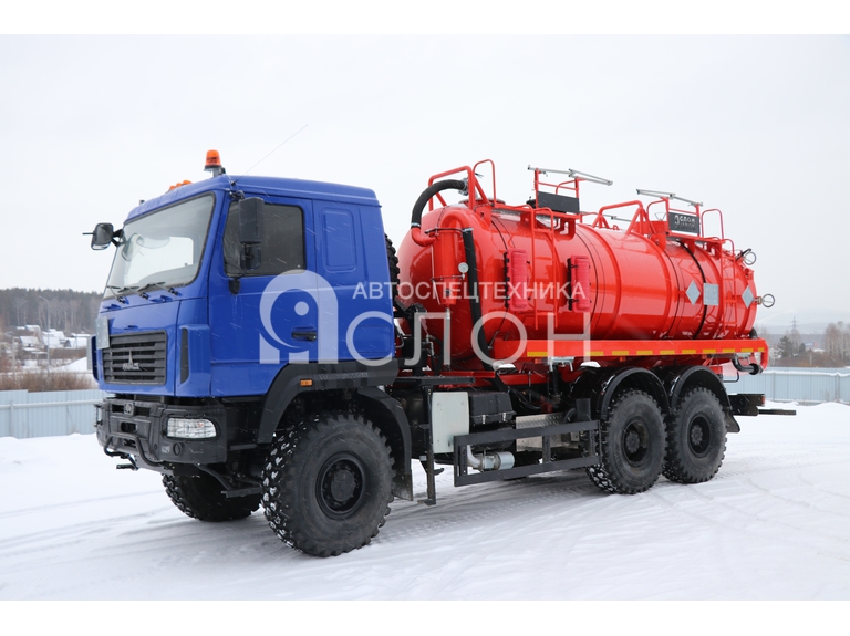 Вакуумный нефтепромысловый агрегат АКН-15 ОД на шасси МАЗ 6х6