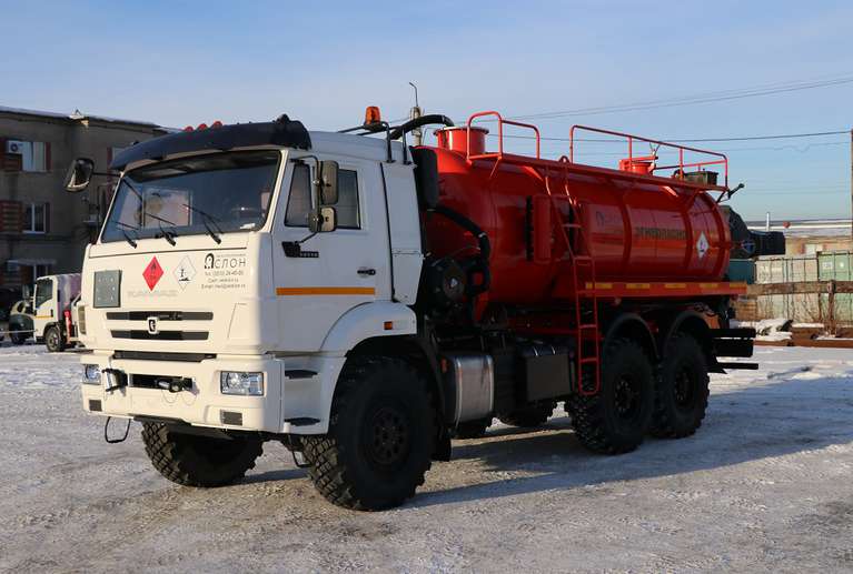 Автоцистерна нефтепромысловая АКН-12ОД на шасси КАМАЗ 43118 (Евро 5)