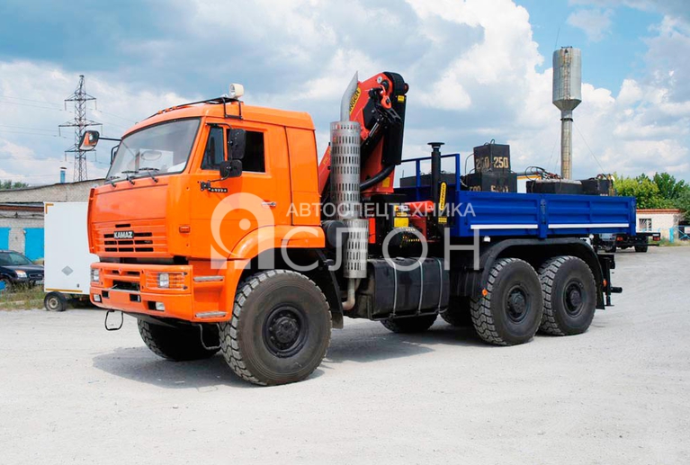 Бортовой автомобиль КАМАЗ 65224 с КМУ Palfinger Бортовой автомобиль КАМАЗ 65224 с КМУ Palfinger