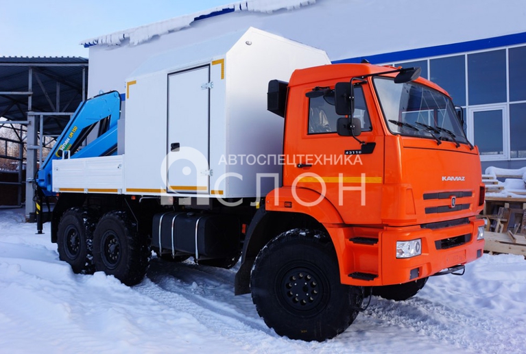 АРОК с КМУ на шасси КАМАЗ-43118 АРОК с КМУ на шасси КАМАЗ-43118