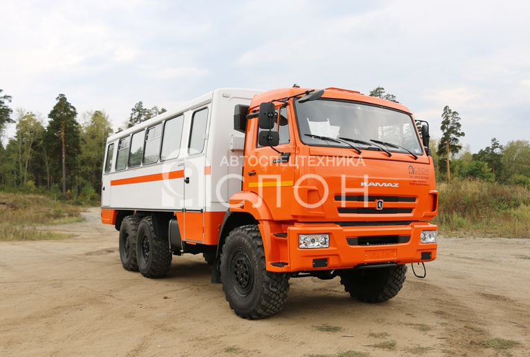 Вахтовый автобус КАМАЗ 5350 (НЕФАЗ) Вахтовый автобус КАМАЗ 5350 (НЕФАЗ)