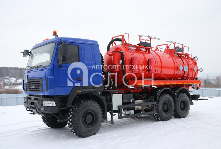 Вакуумный нефтепромысловый агрегат АКН-15 ОД на шасси МАЗ 6х6