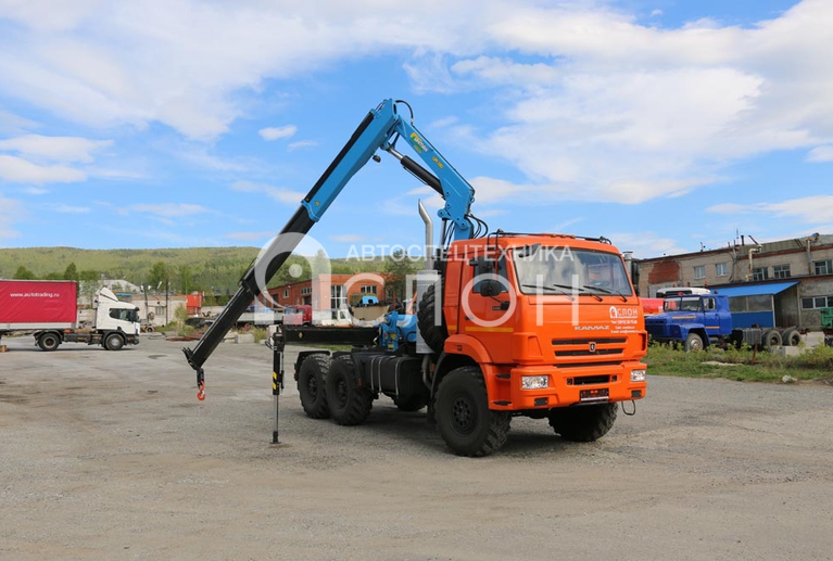 Седельный тягач КАМАЗ 53504 с КМУ Седельный тягач КАМАЗ 53504 с КМУ