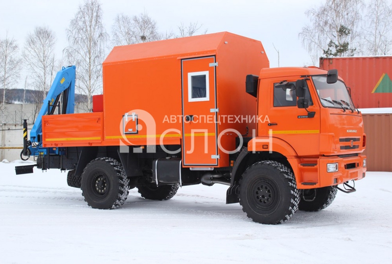 АРОК с КМУ на шасси КАМАЗ 43502 АРОК с КМУ на шасси КАМАЗ 43502