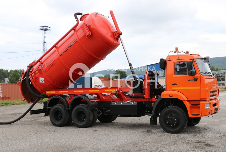 АКНС-15 на шасси КАМАЗ-65111 Автоцистерна АКНС-15 НА ШАССИ КАМАЗ-65111