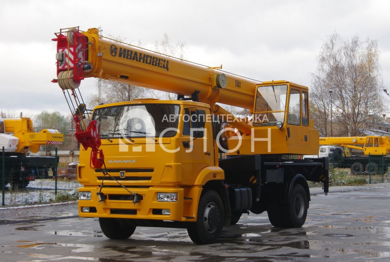 КС-35714К-3 (ОВОИД) КАМАЗ-53605 Автокран ИВАНОВЕЦ КС-35714К-3 (ОВОИД) на шасси КАМАЗ-53605
