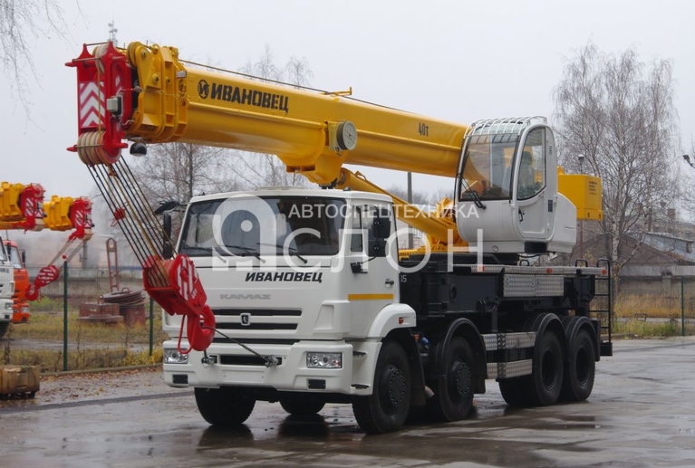 КС-65740-6 (ОВОИД) на шасси КАМАЗ-6540 Автокран ИВАНОВЕЦ КС-65740-6 (ОВОИД) на шасси КАМАЗ-6540