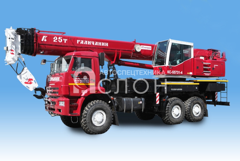 КС-55731-4 (ОВОИД) на шасси КАМАЗ-65222 Автокран КС-55731-4 «Галичанин» (ОВОИД) на шасси КАМАЗ-65222