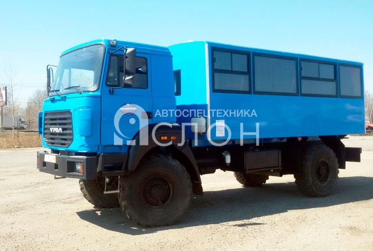 Вахтовый автобус Урал 32552 бескапотный Вахтовый автобус Урал 32552 бескапотный
