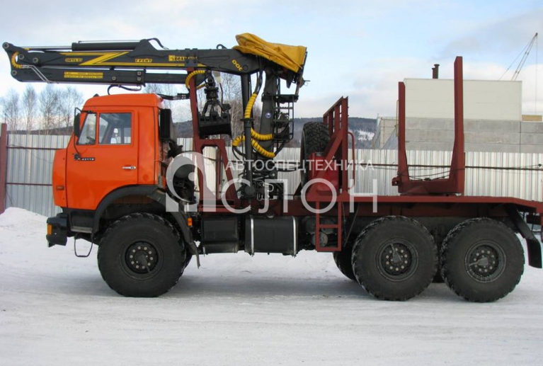 Лесовоз КАМАЗ 43118-50 с гидроманипулятором VM10L Лесовоз на шасси КАМАЗ 43118-50 с гидроманипулятором VM10L